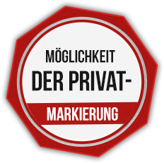 Möglichkeit der Privatmarkierung